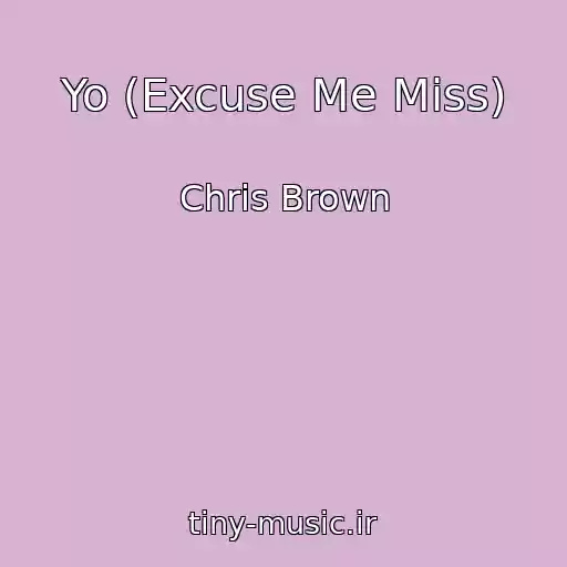 کاور آهنگ Yo (Excuse Me Miss) از Chris Brown