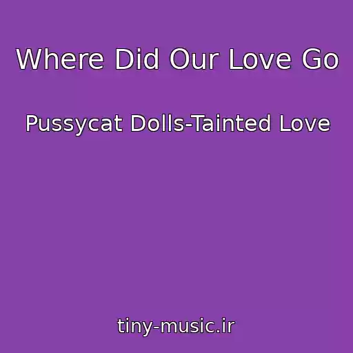کاور آهنگ Where Did Our Love Go از Pussycat Dolls-Tainted Love