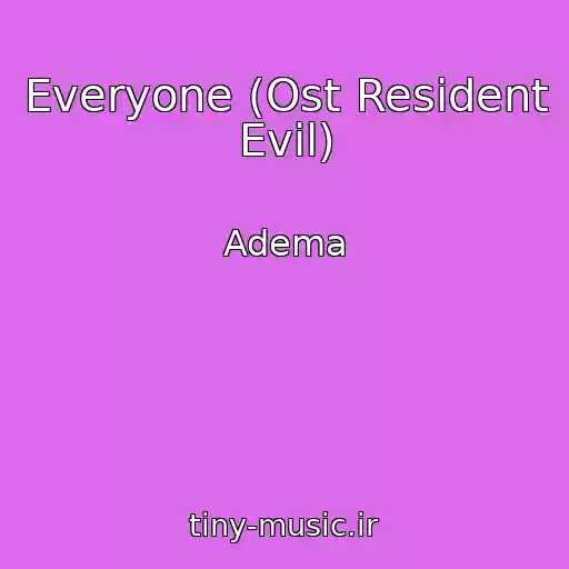 کاور آهنگ Everyone (Ost Resident Evil) از Adema