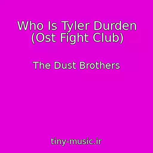 کاور آهنگ Who Is Tyler Durden (Ost Fight Club) از The Dust Brothers