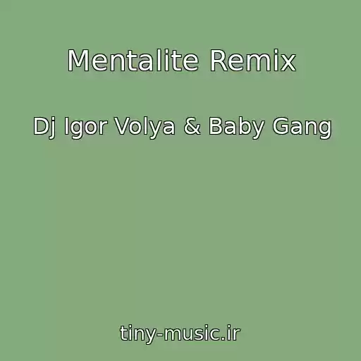 کاور آهنگ Mentalite Remix از Dj Igor Volya & Baby Gang