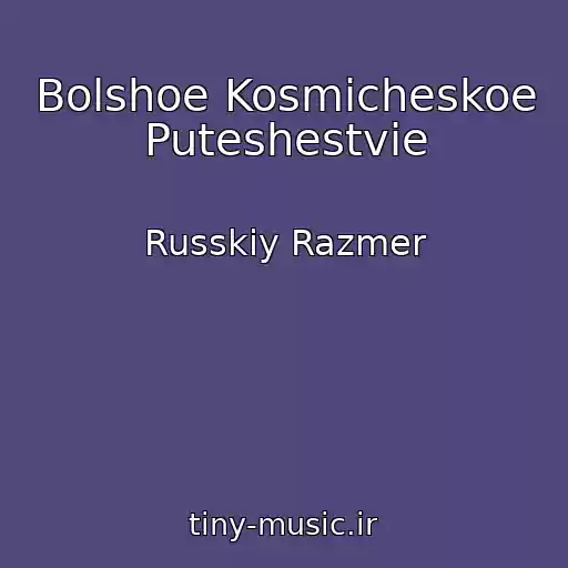 کاور آهنگ Bolshoe Kosmicheskoe Puteshestvie از Russkiy Razmer