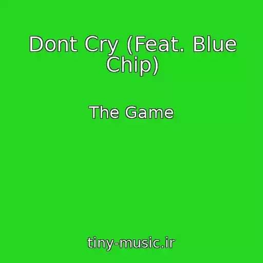 کاور آهنگ Dont Cry (Feat. Blue Chip) از The Game