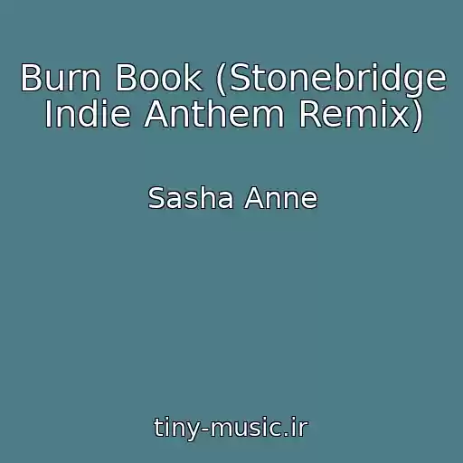 کاور آهنگ Burn Book (Stonebridge Indie Anthem Remix) از Sasha Anne