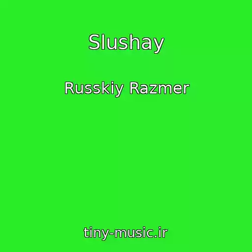 کاور آهنگ Slushay از Russkiy Razmer