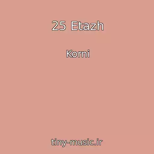 کاور آهنگ 25 Etazh از Korni