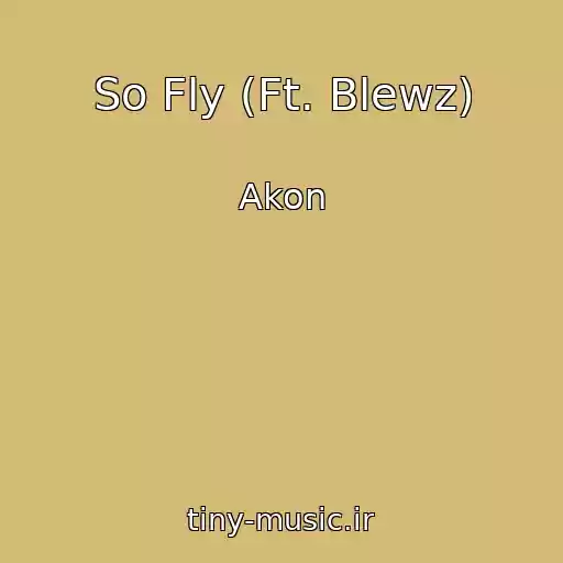 کاور آهنگ So Fly (Ft. Blewz) از Akon