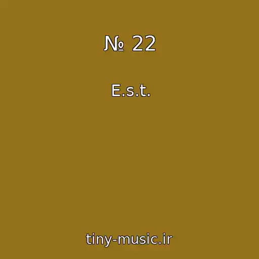 کاور آهنگ № 22 از E.s.t.