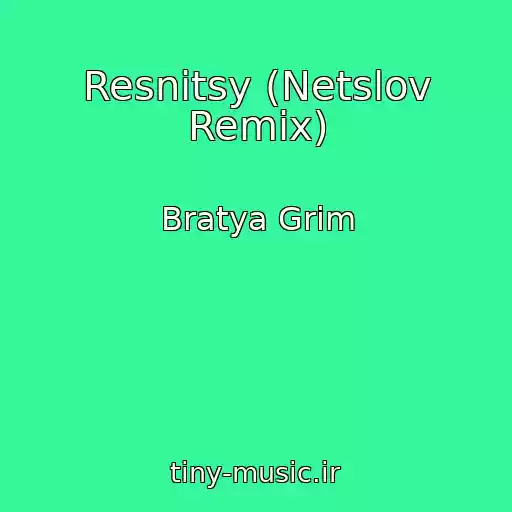 کاور آهنگ Resnitsy (Netslov Remix) از Bratya Grim