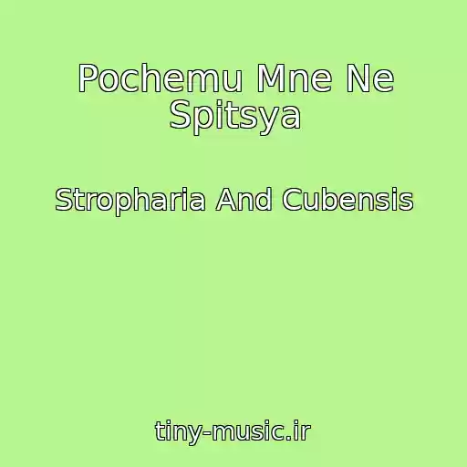کاور آهنگ Pochemu Mne Ne Spitsya از Stropharia And Cubensis