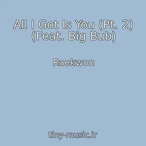 کاور آهنگ All I Got Is You (Pt. 2) (Feat. Big Bub) از Raekwon