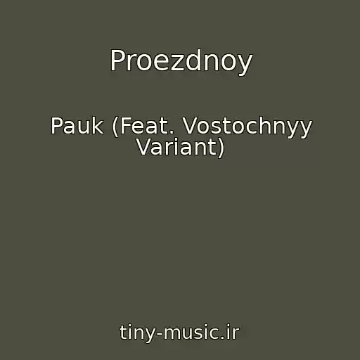کاور آهنگ Proezdnoy از Pauk (Feat. Vostochnyy Variant)
