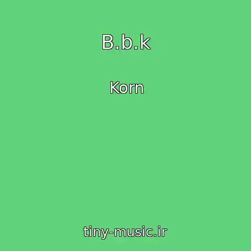 کاور آهنگ B.b.k از Korn