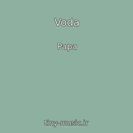 کاور آهنگ Voda از Papa