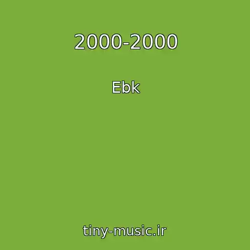 کاور آهنگ 2000-2000 از Ebk