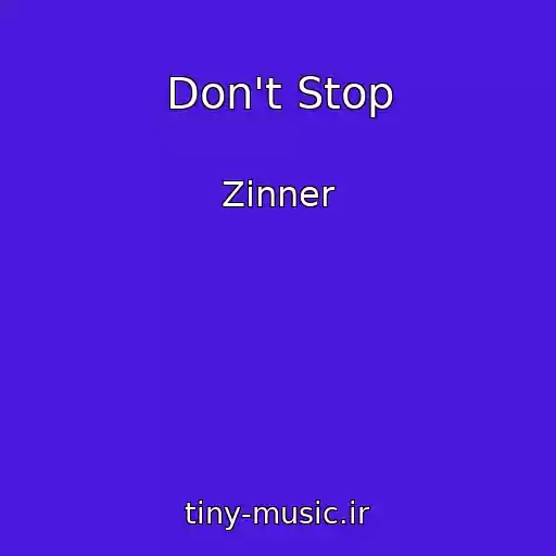 کاور آهنگ Don't Stop از Zinner