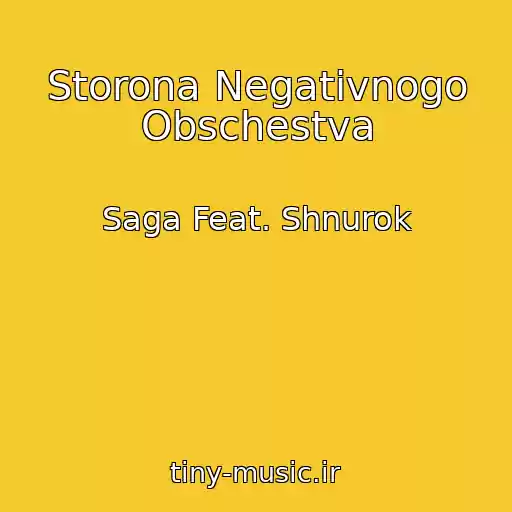 کاور آهنگ Storona Negativnogo Obschestva از Saga Feat. Shnurok