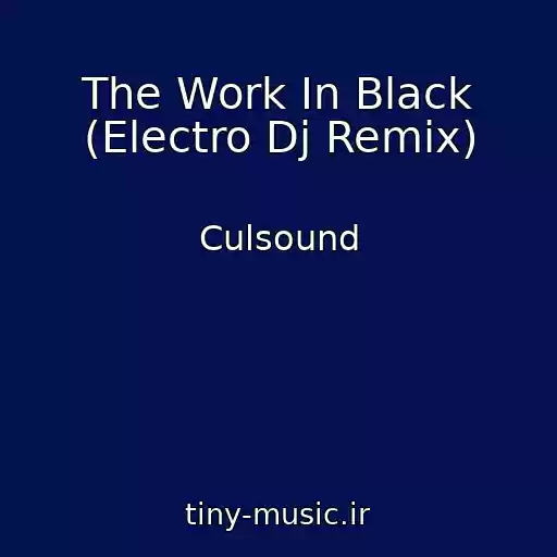 کاور آهنگ The Work In Black (Electro Dj Remix) از Culsound
