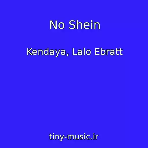 کاور آهنگ No Shein از Kendaya, Lalo Ebratt