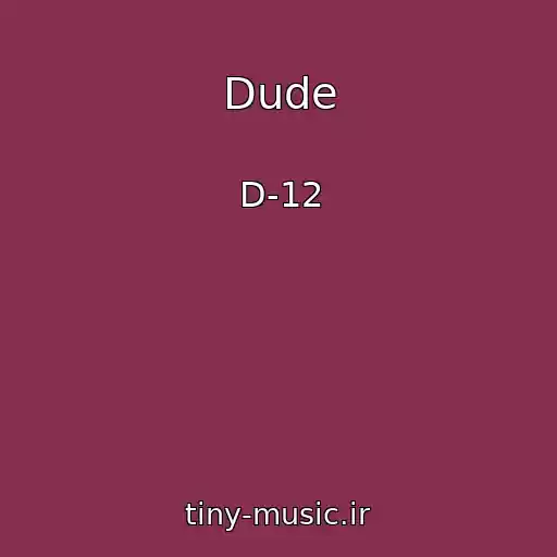 کاور آهنگ Dude از D-12