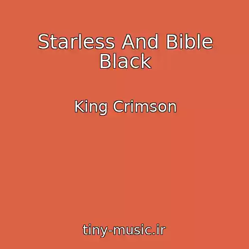 کاور آهنگ Starless And Bible Black از King Crimson