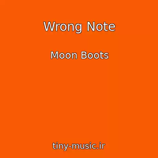کاور آهنگ Wrong Note از Moon Boots