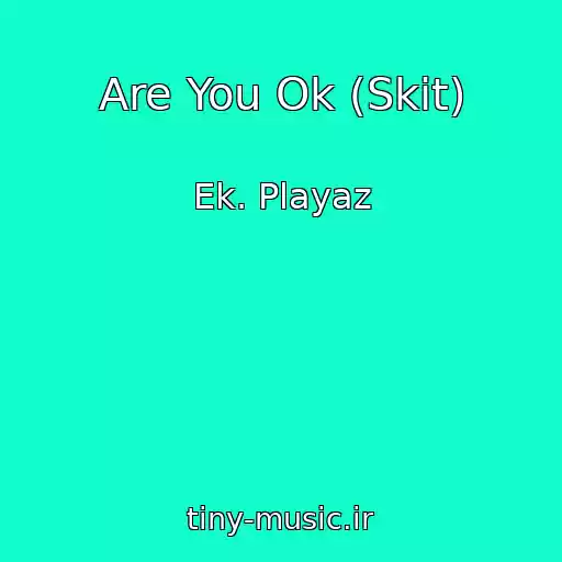 کاور آهنگ Are You Ok (Skit) از Ek. Playaz