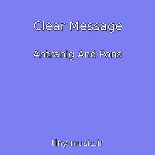 کاور آهنگ Clear Message از Antranig And Pons