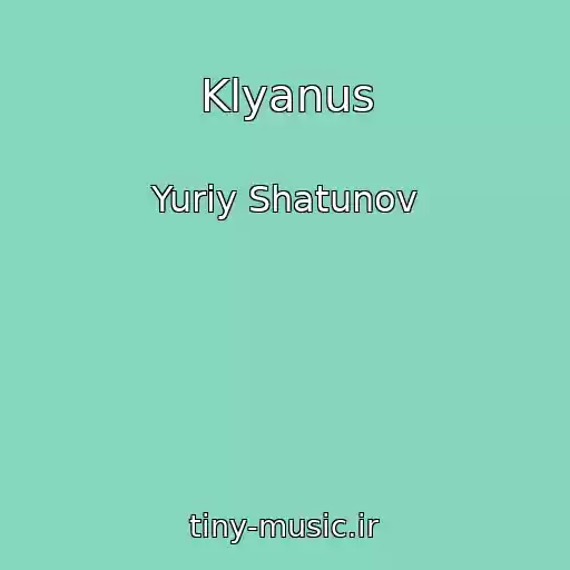کاور آهنگ Klyanus از Yuriy Shatunov