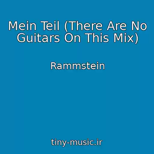 کاور آهنگ Mein Teil (There Are No Guitars On This Mix) از Rammstein