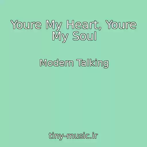 کاور آهنگ Youre My Heart, Youre My Soul از Modern Talking
