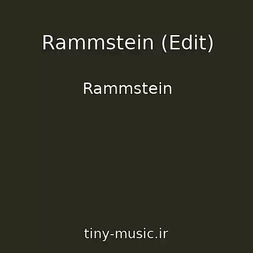 کاور آهنگ Rammstein (Edit) از Rammstein