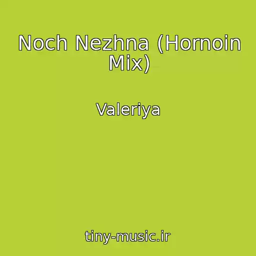 کاور آهنگ Noch Nezhna (Hornoin Mix) از Valeriya