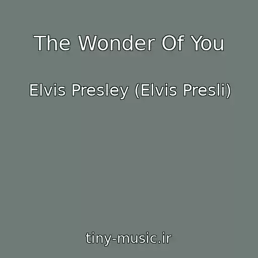 کاور آهنگ The Wonder Of You از Elvis Presley (Elvis Presli)
