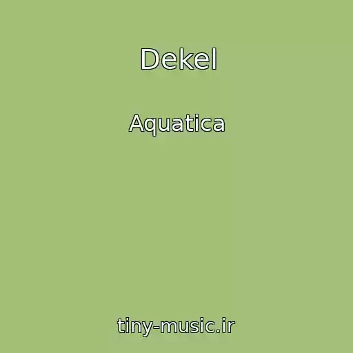 کاور آهنگ Dekel از Aquatica