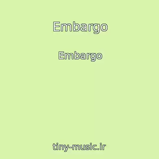 کاور آهنگ Embargo از Embargo