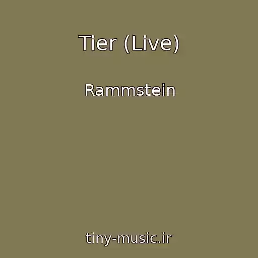 کاور آهنگ Tier (Live) از Rammstein
