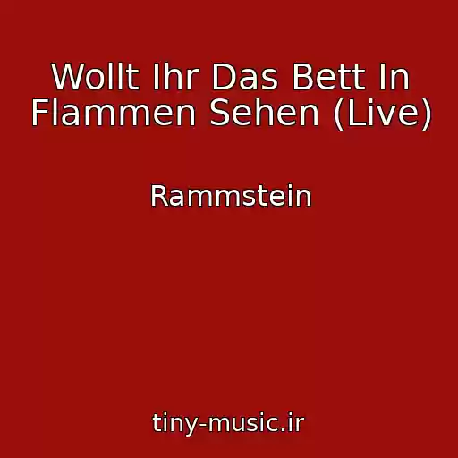 کاور آهنگ Wollt Ihr Das Bett In Flammen Sehen (Live) از Rammstein