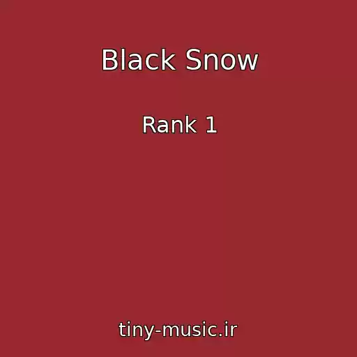 کاور آهنگ Black Snow از Rank 1