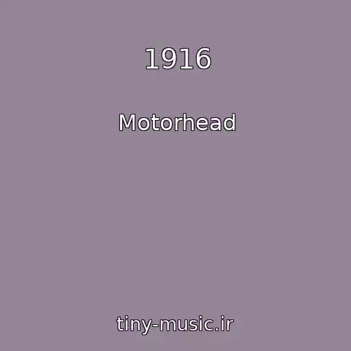 کاور آهنگ 1916 از Motorhead
