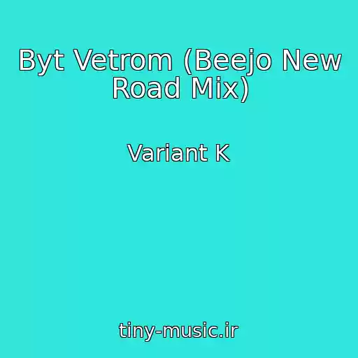 کاور آهنگ Byt Vetrom (Beejo New Road Mix) از Variant K