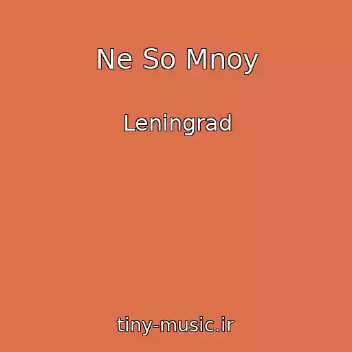 کاور آهنگ Ne So Mnoy از Leningrad