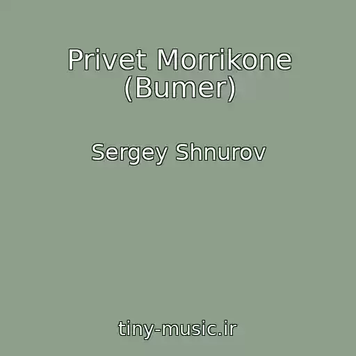 کاور آهنگ Privet Morrikone (Bumer) از Sergey Shnurov