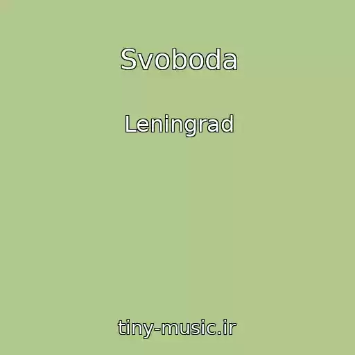 کاور آهنگ Svoboda از Leningrad