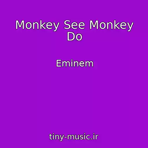 کاور آهنگ Monkey See Monkey Do از Eminem