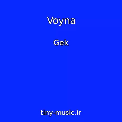 کاور آهنگ Voyna از Gek