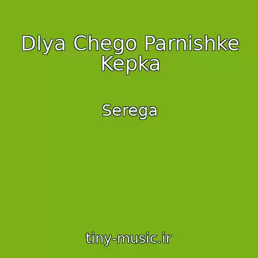 کاور آهنگ Dlya Chego Parnishke Kepka از Serega