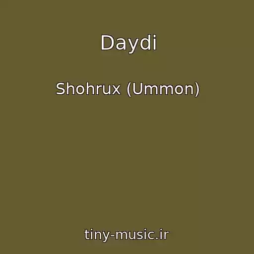 کاور آهنگ Daydi از Shohrux (Ummon)