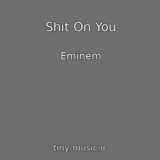 کاور آهنگ Shit On You از Eminem