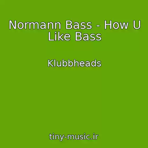 کاور آهنگ Normann Bass - How U Like Bass از Klubbheads